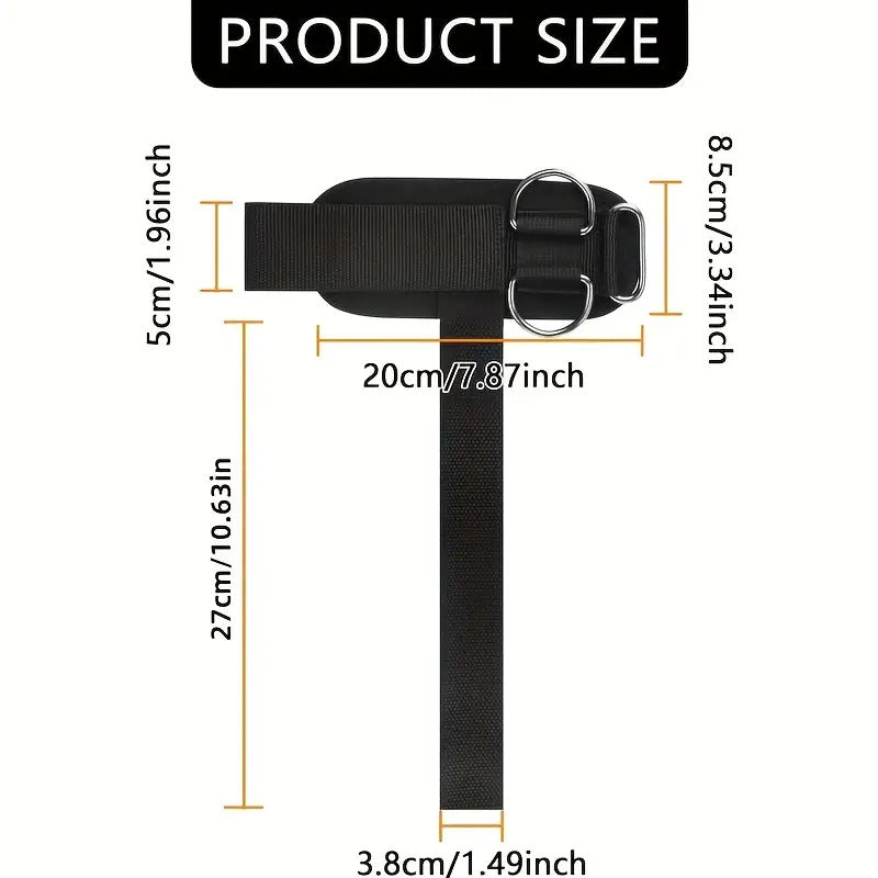 Pair of Wrist Cuff Straps with D-ring