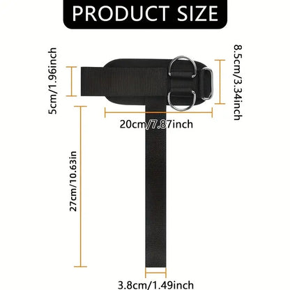 Pair of Wrist Cuff Straps with D-ring