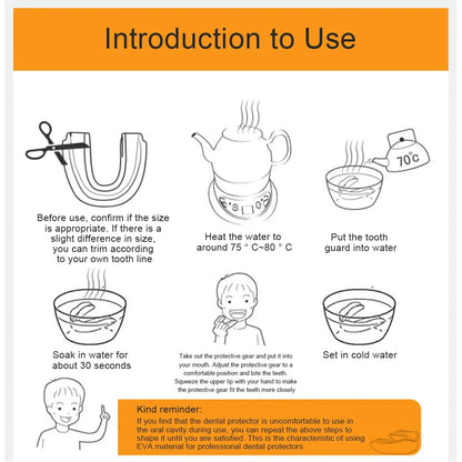 PrecisionFit™ Low-Profile Mouth Guard: Low-Profile Fully-Moldable EVA Sports Mouthguard